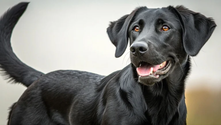 great pyrenees black lab mix