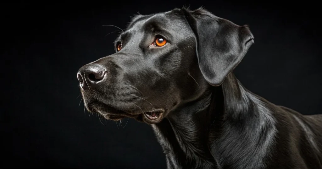 black lab doberman mix
