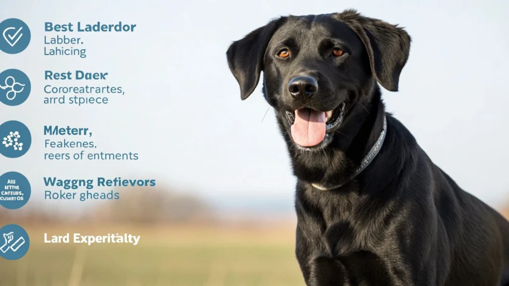 great pyrenees black lab mix