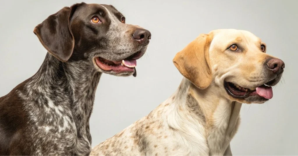 german shorthaired pointer lab mix
