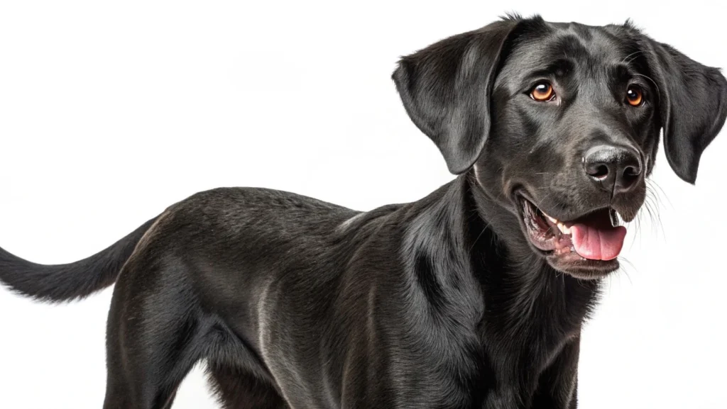 great pyrenees black lab mix