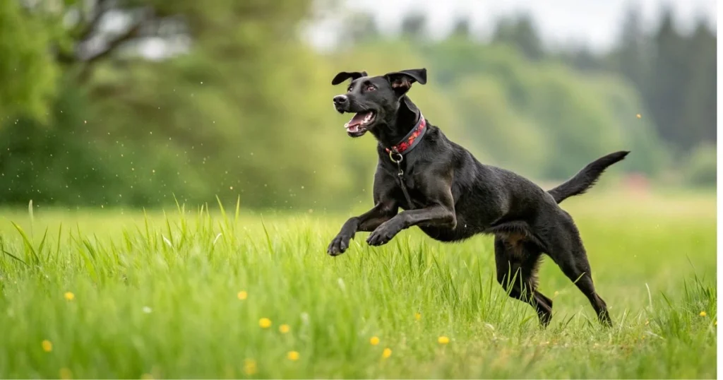 black lab doberman mix