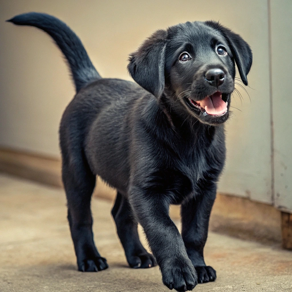 Golden retriever lab mix puppy