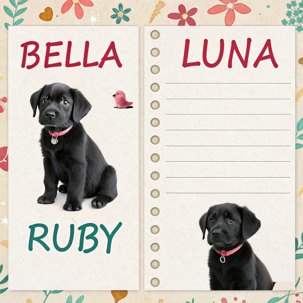 black labrador puppy names female
