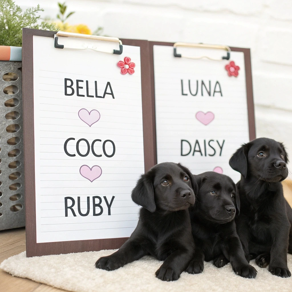 black labrador puppy names female