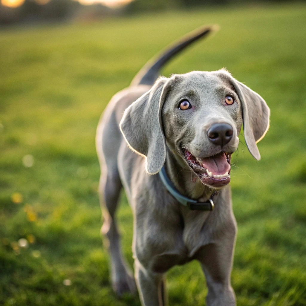 weimaraner lab mix