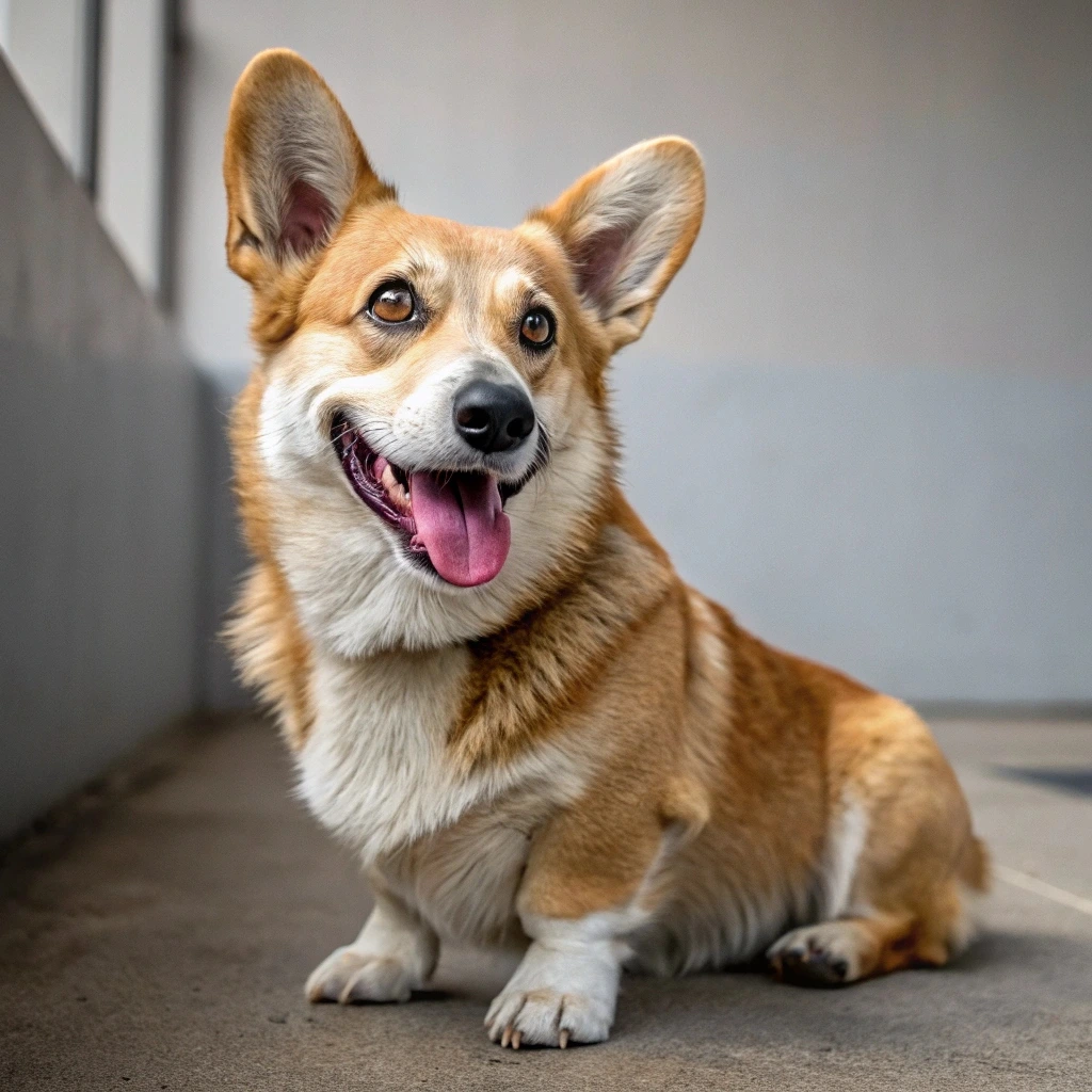 welsh corgi lab mix